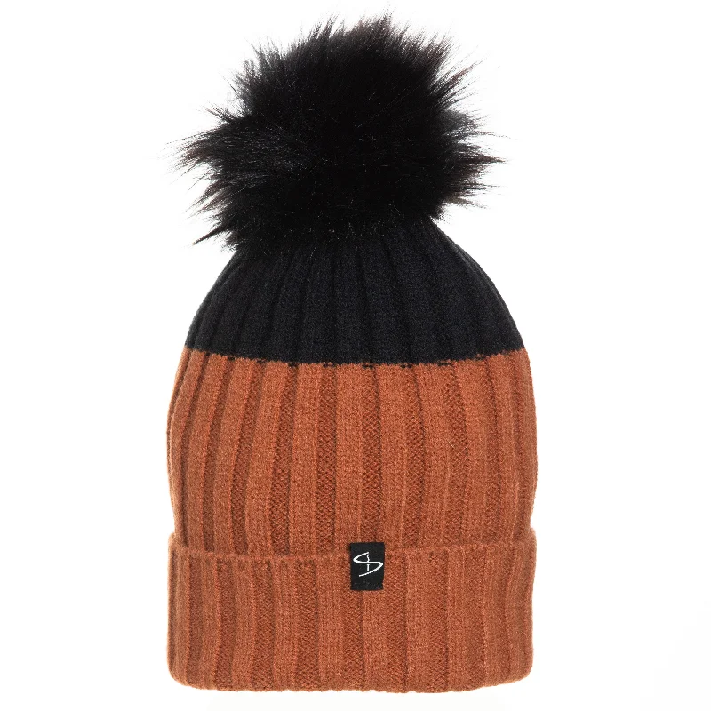 Minimal snapback cap for clean urban style -Laurie Beanie in Copper