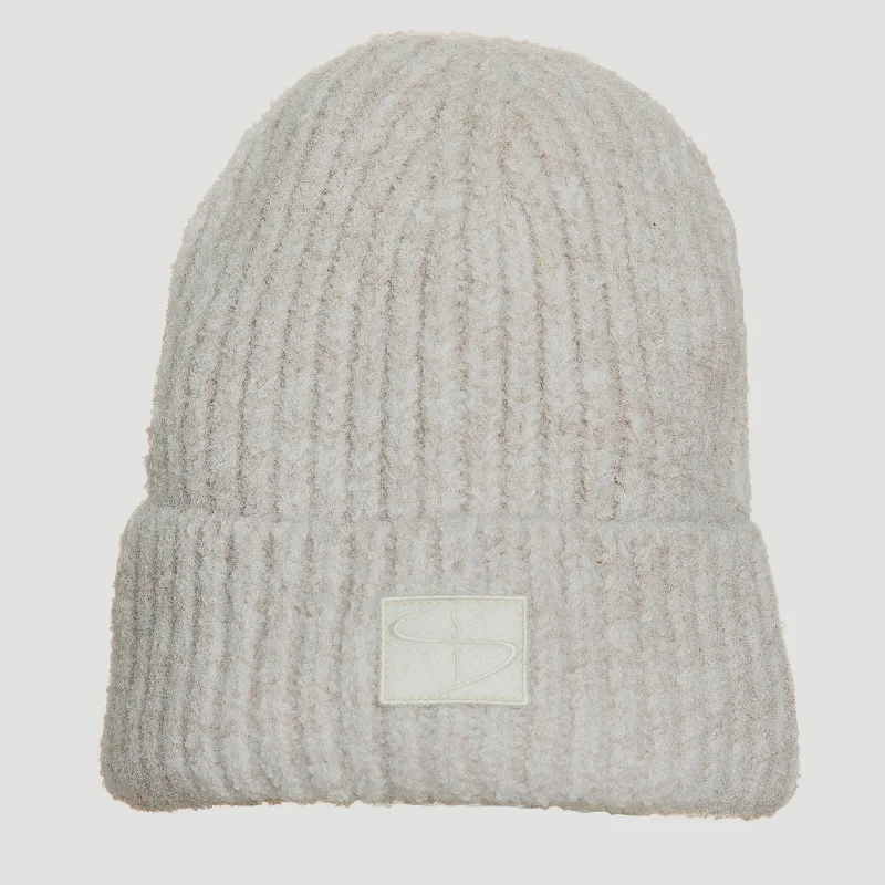 Wool blend cap for cozy fall fashion -Eco Jane Beanie in Ivory