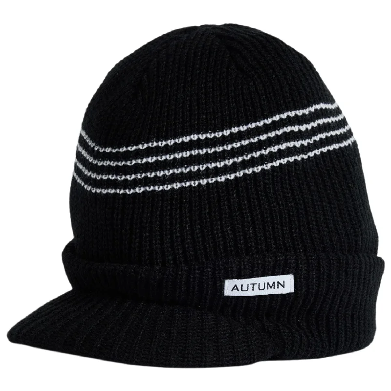 Soft cotton cap for all-day wear ease -Autumn Visor Beanie 2025