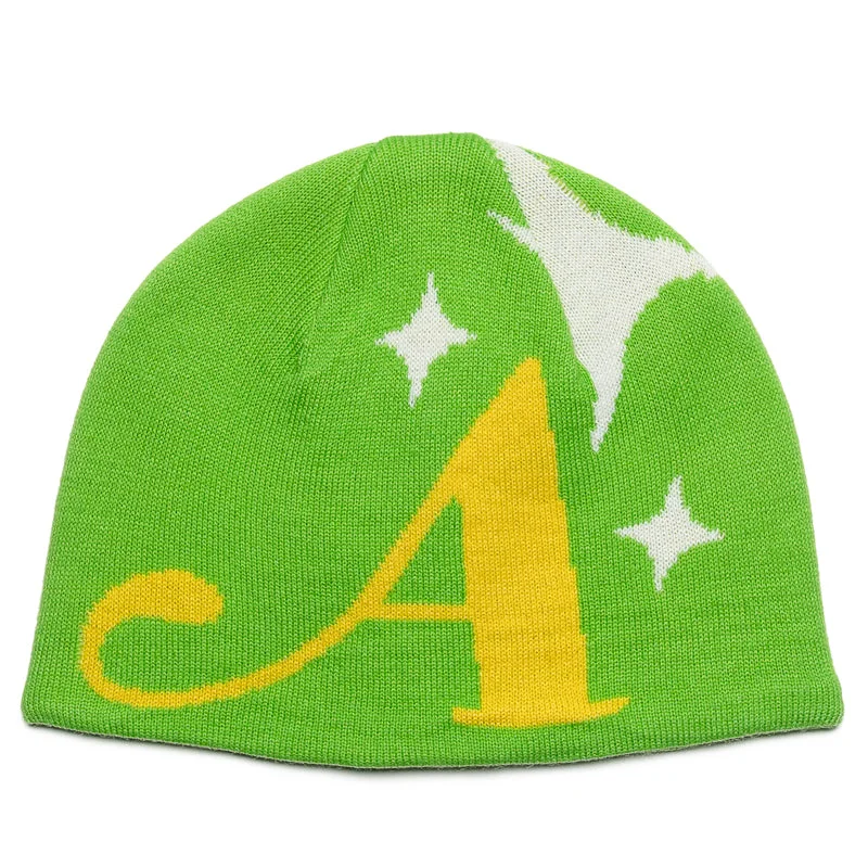 Black baseball cap for sleek all-black looks -Awake NY Star 'A' Skully - Green