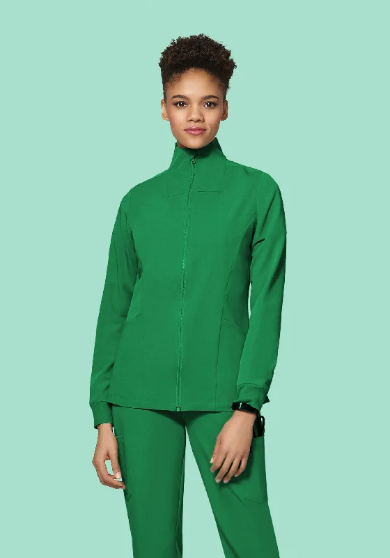 Team Jackets for Group Identity -Women's Modern Scrub Jacket Emerald