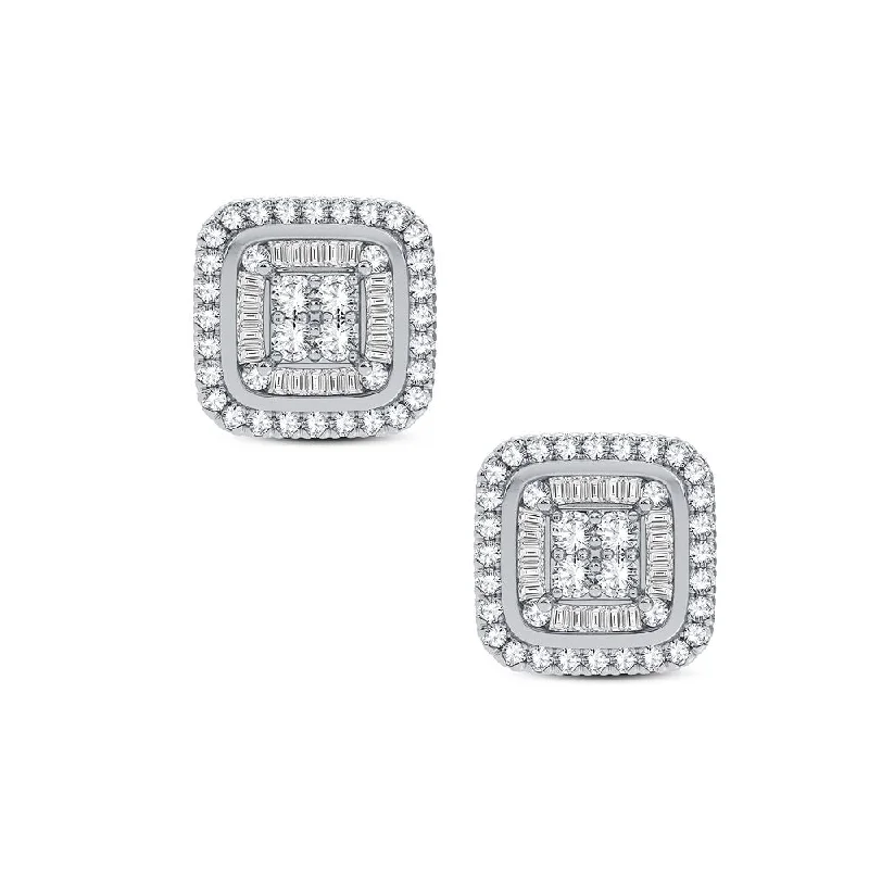 Hoop earrings with satin finishes for a smooth and elegant appearance-14K 0.40CT DIAMOND EARRING