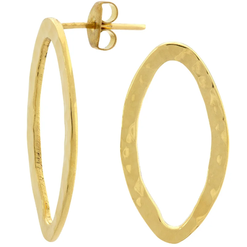 Hoop earrings with textured finishes for a vintage and classic style-Maji Earrings