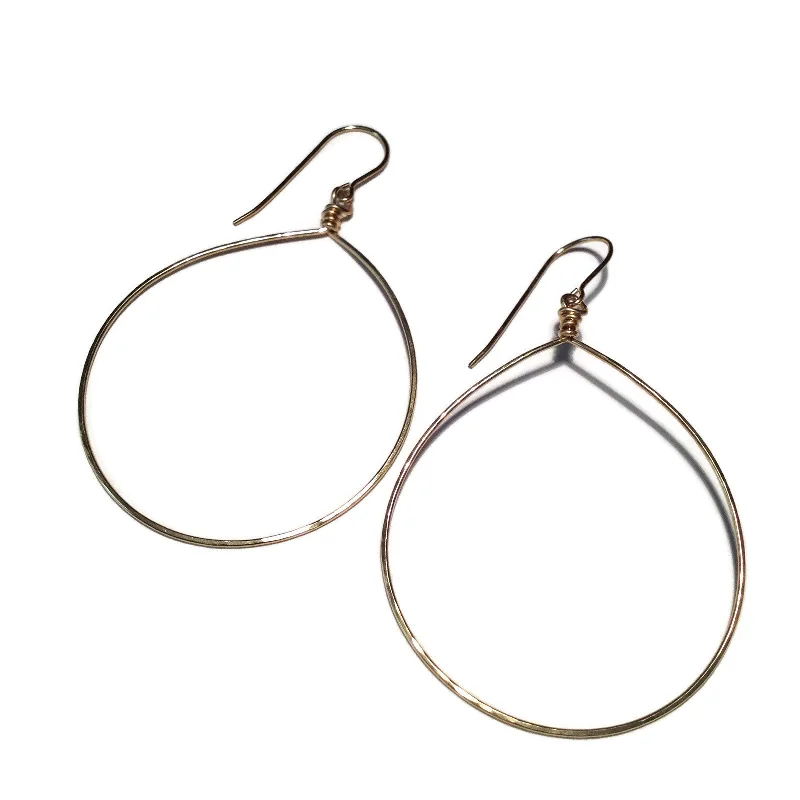 Hoop earrings with artistic filigree designs for an intricate, delicate finish-Big Circle Earrings