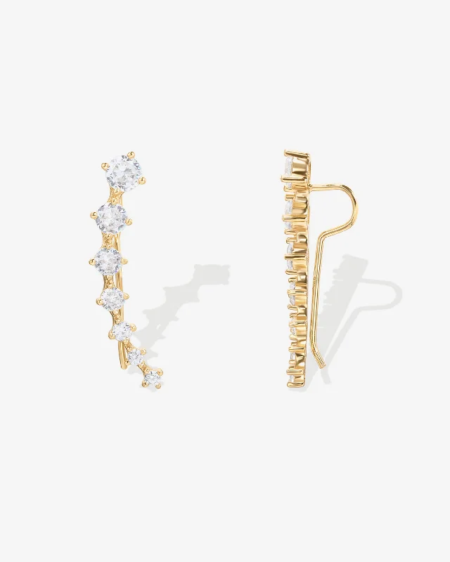 Best hoop earrings with geometric triangle shapes for a modern, chic design-Ciara Crawlers