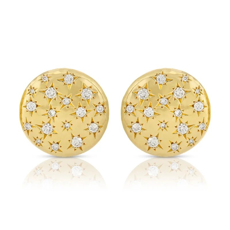 Best hoop earrings with geometric triangle shapes for a modern, chic design-Imogen Studs - Large