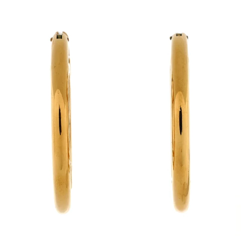 Best hoop earrings with gold for a luxurious and timeless look-Louise Hoop Earrings Metal GM