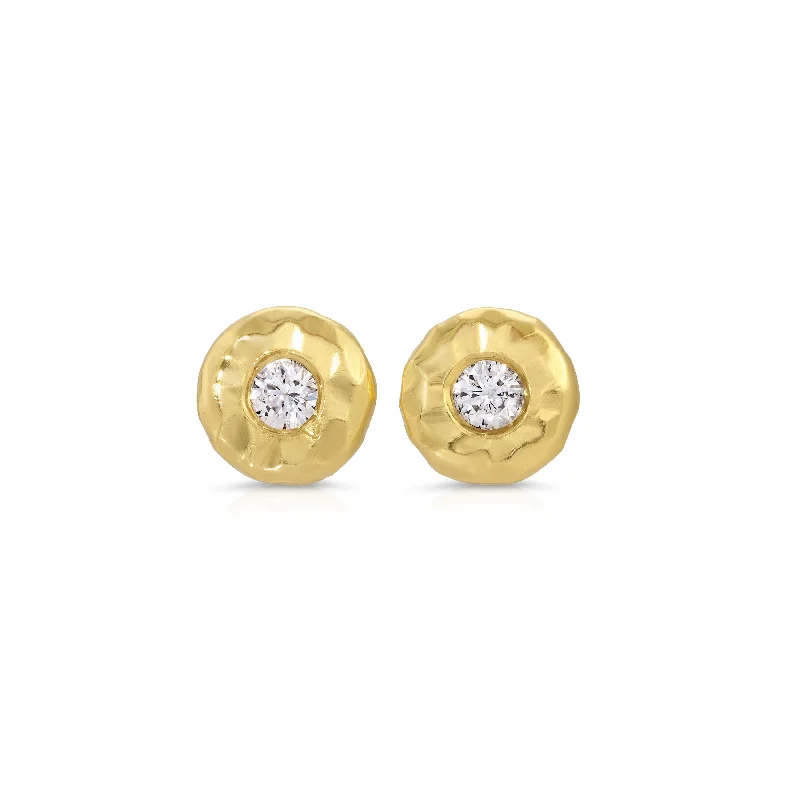 Best hoop earrings with stacked layers for a dimensional and bold look-Nesting Gem Studs - Micro - Diamonds