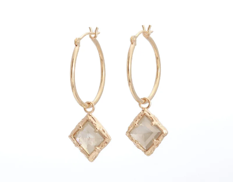 Hoop earrings with oversized pearl accents for a statement-making look-The Julia Earrings